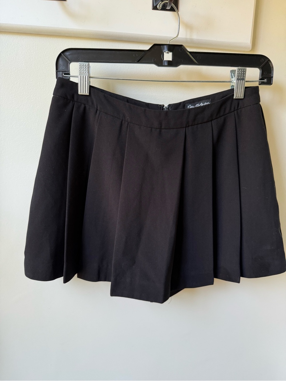 MISS SELFRIDGE Mini Black Pleated Skort Y2K Grunge Tennis Dark Academia Preppy 6